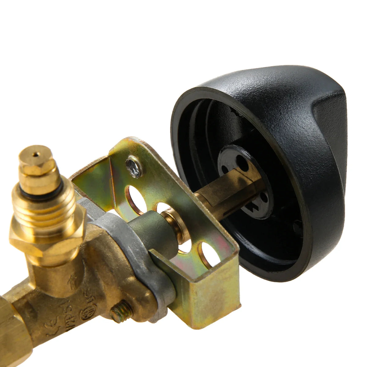 Grill Control Valve with M12x1.5 Thread and 1/4" Quick Disconnect Plug Fit for Olympian 5500 and 5100 and Weber 200 Gas Grill