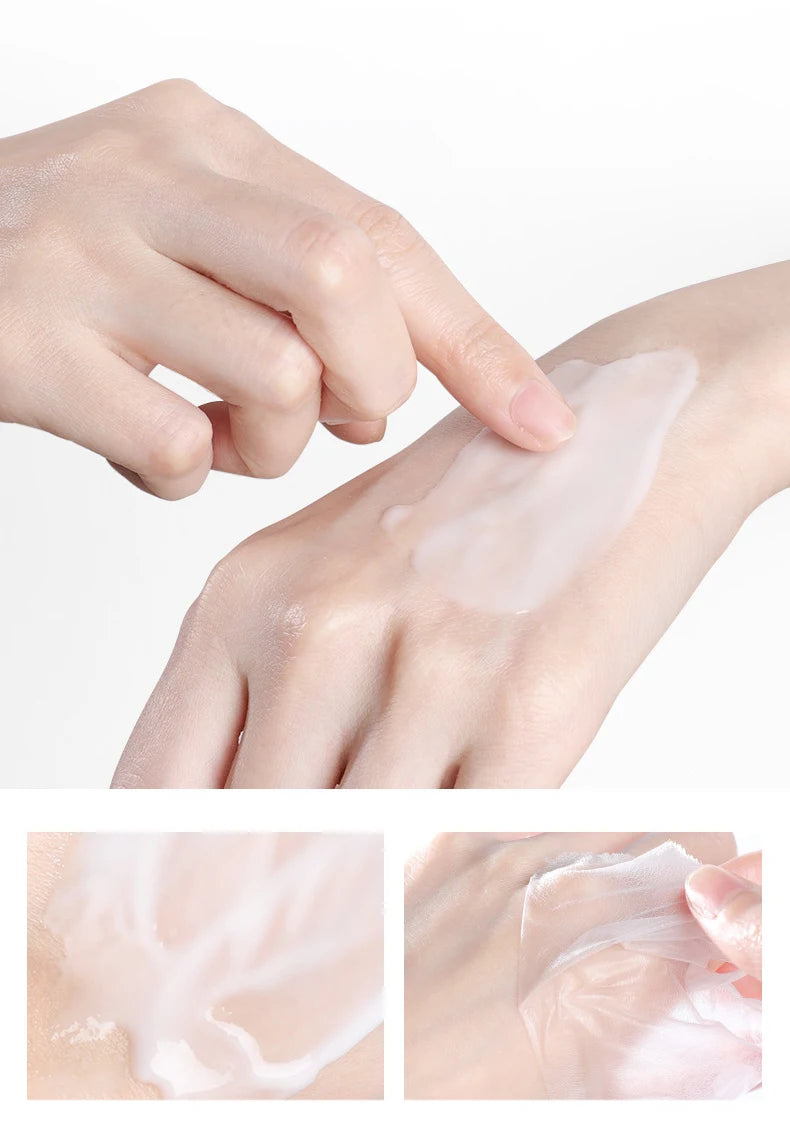 20pcs Mercilen Collagen Peeling Facial Masks Anti Wrinkles Moisturizing Hydrating Anti-Aging Peel-Off Face Mask Tearing Masks