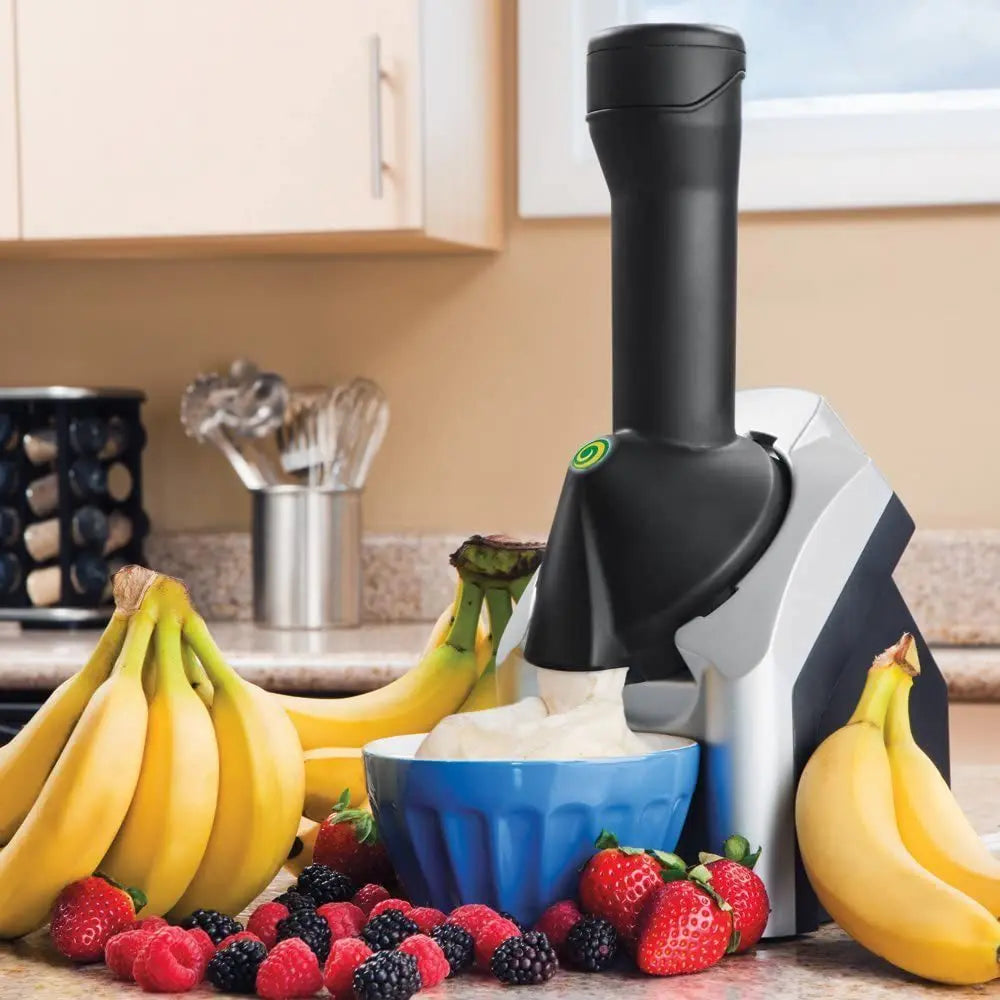 110V-220V Household Small Electric Ice Cream Fruit Yogurt Smoothie Machine Ice Cream Machine Children's Ice Cream Making Machine