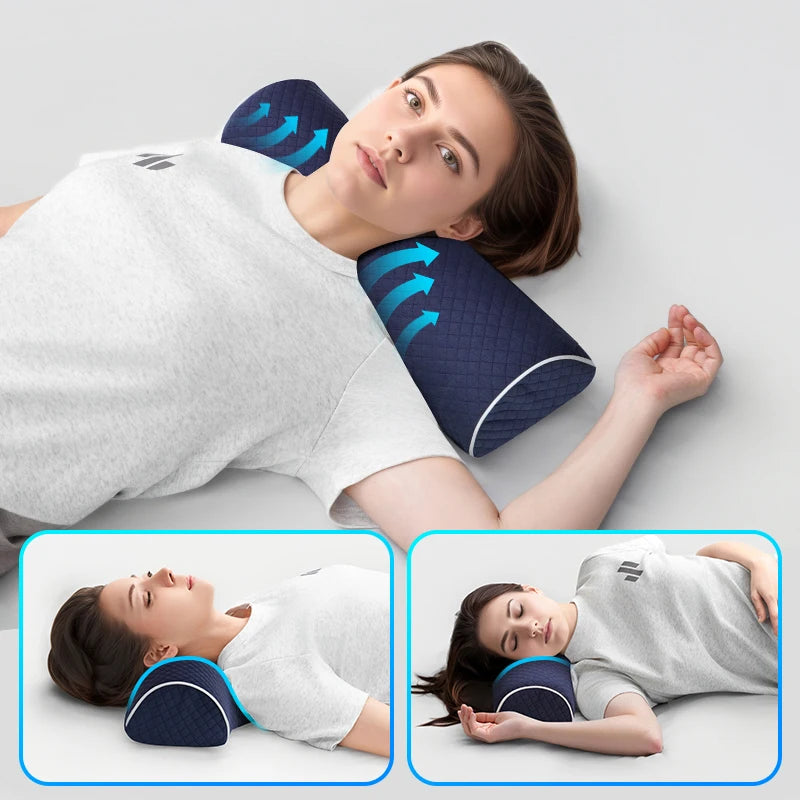 Contour Neck Support Sleeping Pillow, Breathable Washable, Ideal for Every Sleeper