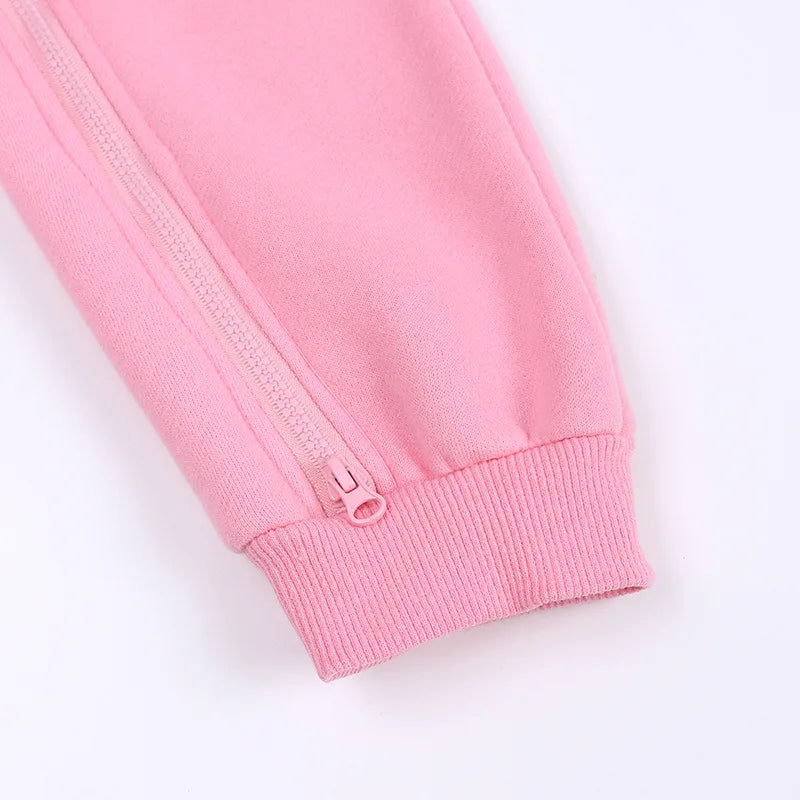 Baby Jumpsuits Rompers Winter Hooded Outfit Hoodies One-pieces Growings Zipper Jumpers Boys Girls Newborn 59-90cm Ropa De Bebe