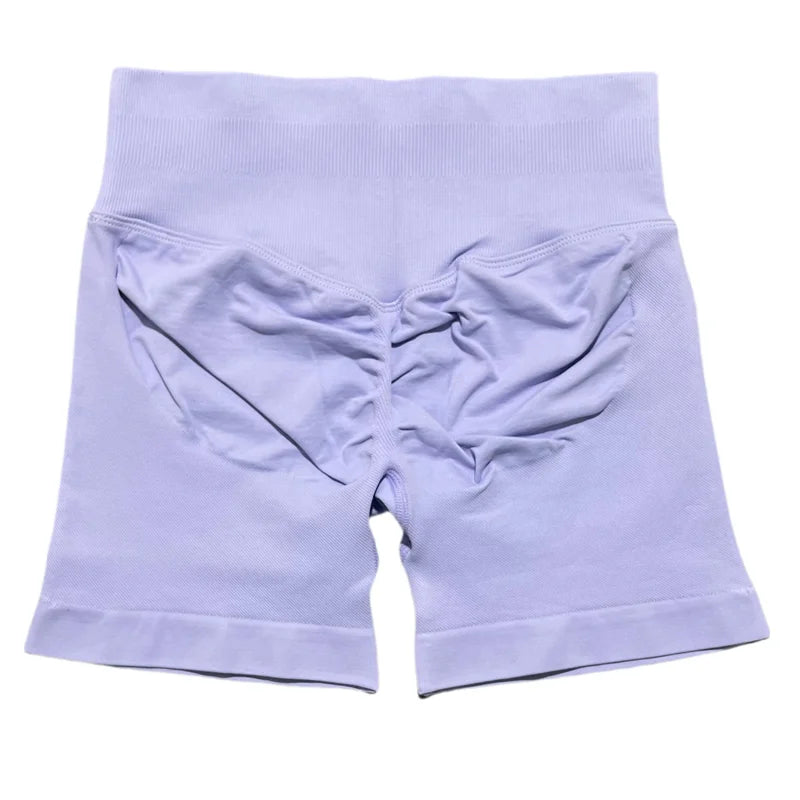 HISTELLO Sports Shorts 4.5‘’ High Waist Women Yoga Workout Shorts Seamless Leggings Stretch Fitness Sweatpants Gym Short