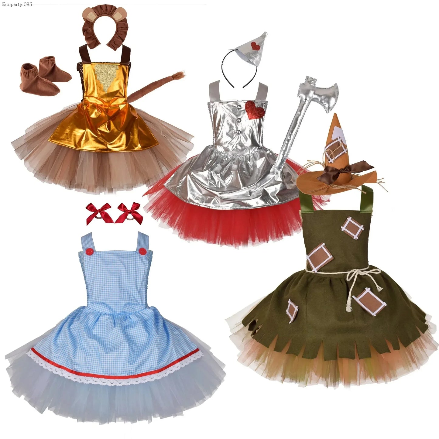 Halloween Wizard of Oz Cosplay Dress Fashion Stage Performance Costume for Girls Dress Up Set Party Costumes Outfits 2026 New
