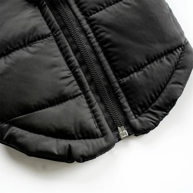 Warm Dog Coats Vest, Waterproof Dogs Jacket Fleece Pet Winter Cold Weather Coat Dogs Cozy Snow Jackets Outfits for Dogs Puppy
