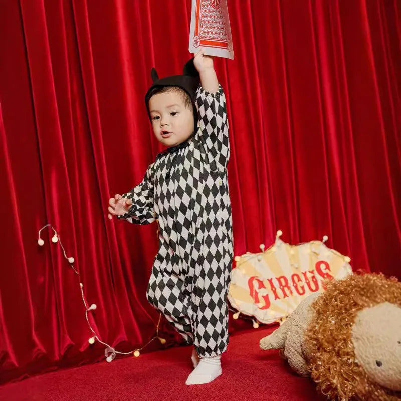 Halloween Baby Boy Clothes Baby Outfit Role Play Playing Cards Infant Party Dress Costume Cosplay Performance Boys Girls Onesie