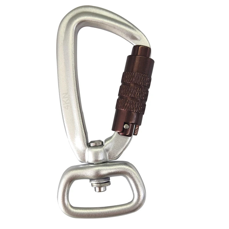 Safety Carabiner Clip Auto Locking 360 Rotational Hook 4KN Pull for Dog Leash Hammocks Backpacks Outdoor Climbing Accessories