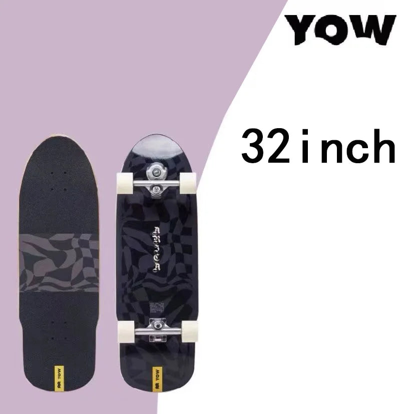 land surf YOW skateboard longboards whole kits good quality spring system branded with trucks wheels bearings and tool