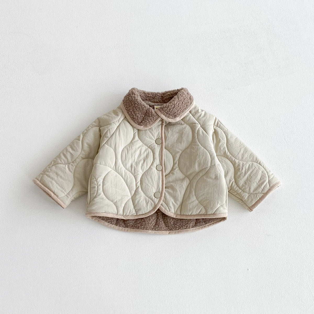 Kids Long Sleeve Warm Home Clothes Toddler Kids Girl Clothes 1-6Y Korean Retro Plus Velvet Baby Boy's Coat 2025 Autumn Winter