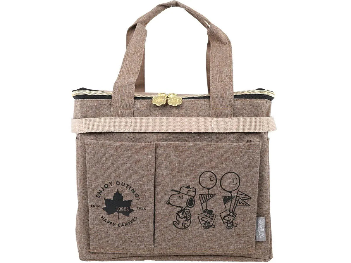 Snoopy Large Capacity Insulated Cooler Lunch Tote Bag Multi Pocket For Outdoor Picnic Camping Work School Food Storage