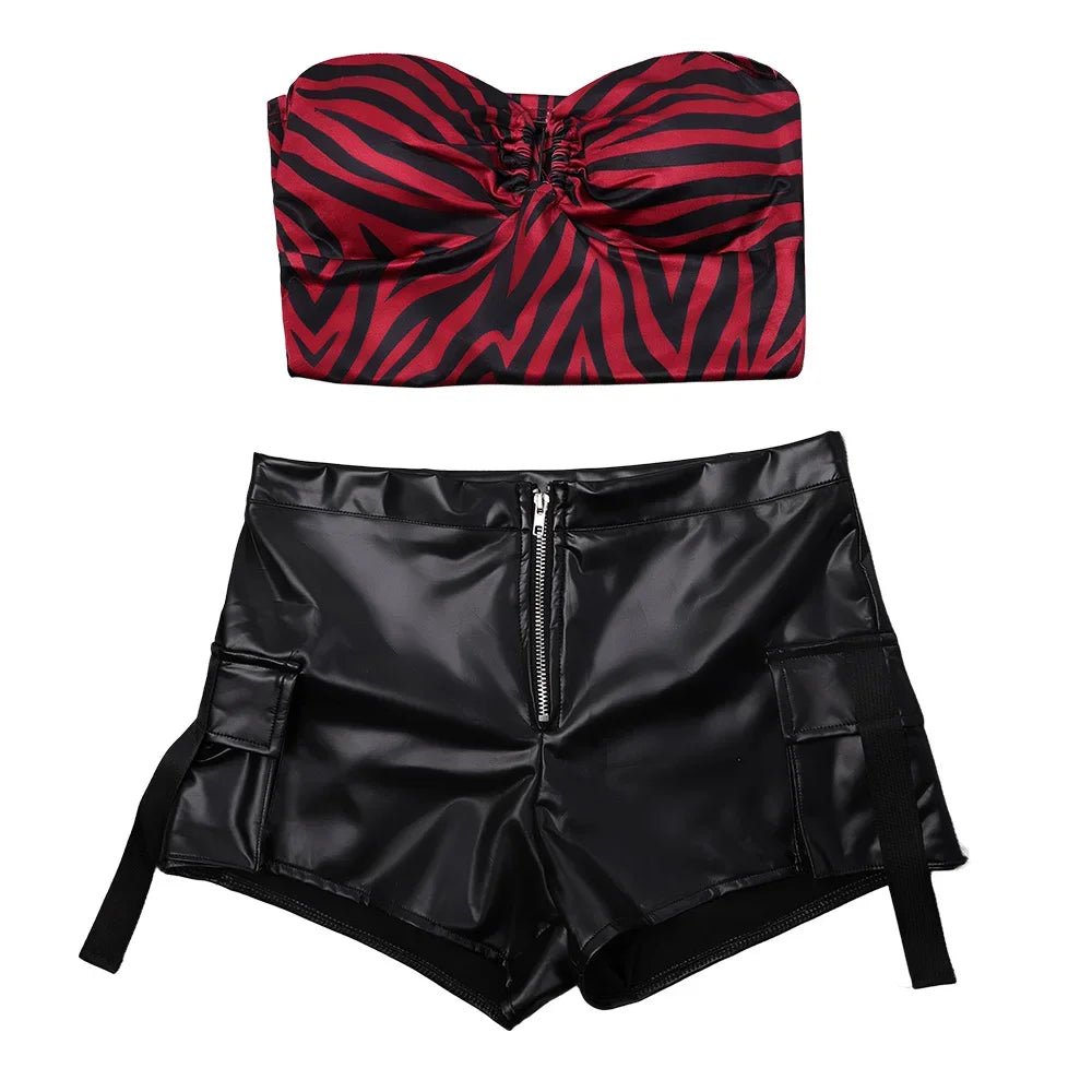 Nikki Cosplay Costume 2026 Horror TV Obsessions Roleplay Adult Women Top Shorts Disfraz Outfits for Carnival Halloween Party