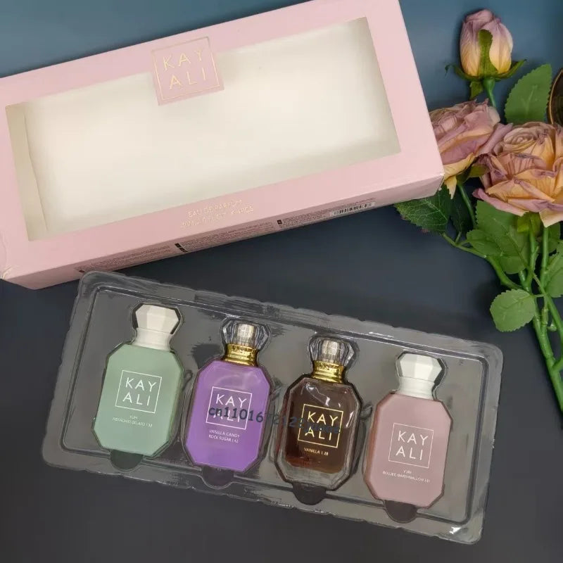 KAYALI Arabic Perfume Set 30ml X4 Long Lasting Luxury Unisex Portable Mini Fragrance Collection Sweet Rich Smooth Premium Exotic