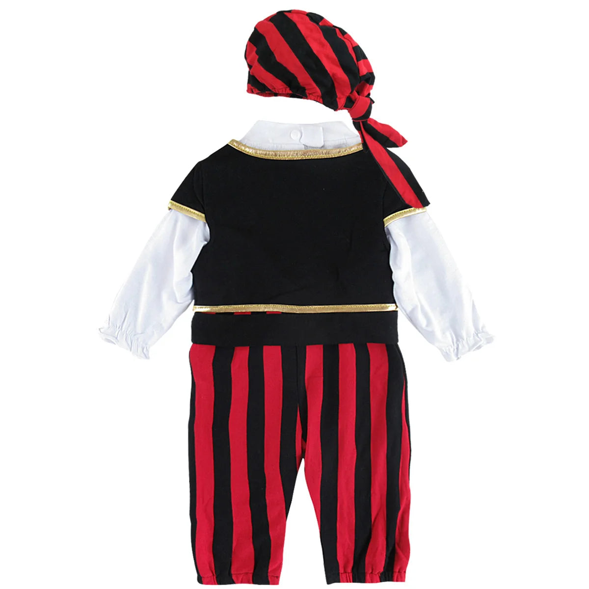 Baby Pirate Costumes Infant Carnival Purim Costume Boys Captain Cosplay Romper Halloween Outfits Fancy Clothe with Pirate Hat