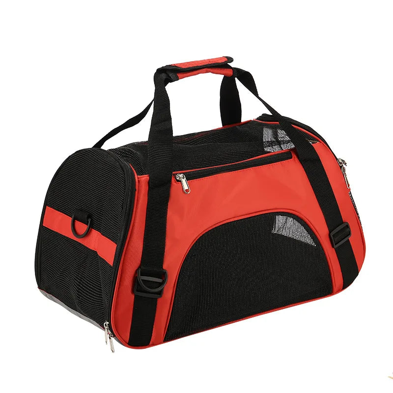 Outdoor Car Cat Travel Bag Portable Cat Carrier Dog Kitten Backpack Pet Handbag Breathable Mesh Cross Bag For Cat accessories