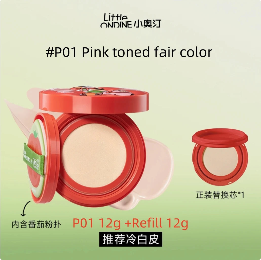 Little Ondine Foundation Air Cushion Cream Cute Carton Xiaoaoting Foundation Makeup Cosmetics