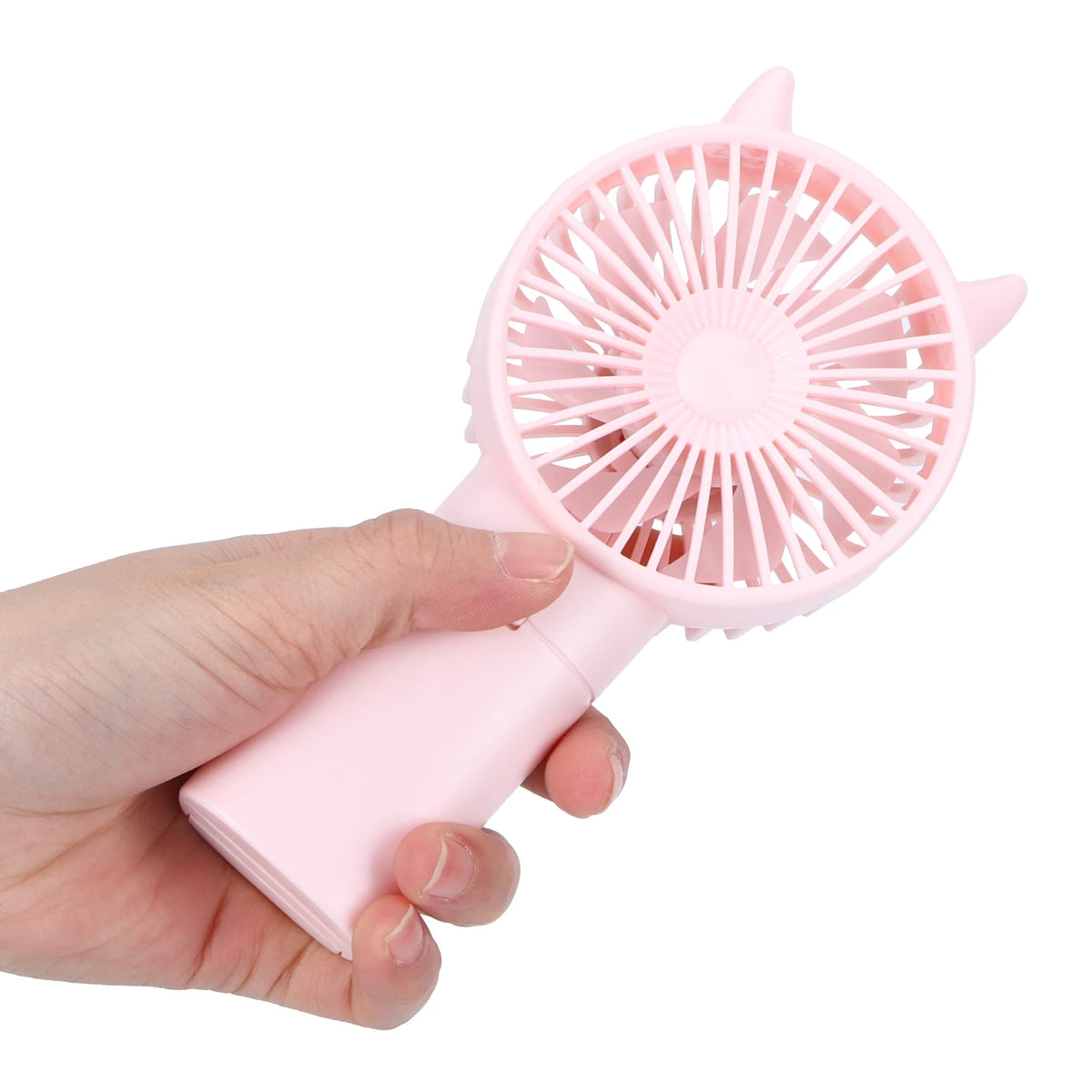 Electric Fan Fan Handheld Fan Mini Fan Mini Fan Portable Hand-Held Cute Mute Electric Cooling Fan for Home  Travel Pink