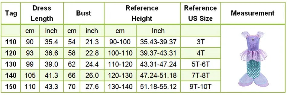 Kids Princess Costume Children Elsa Anna Halloween Dress Girl Jasmine Moana Dinner Dress Rapunzel Mermaid Pageant Disguise 3-10Y