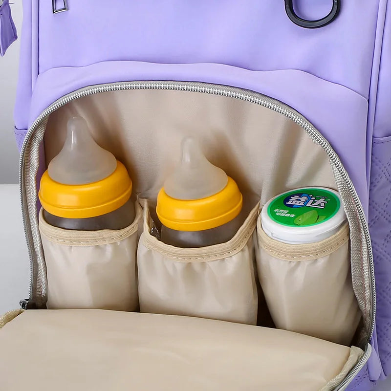 Diaper Bag Backpack Baby Essentials Travel Tote Multifunction Waterproof with Changing Station Pad Stroller Straps Big for Mommy