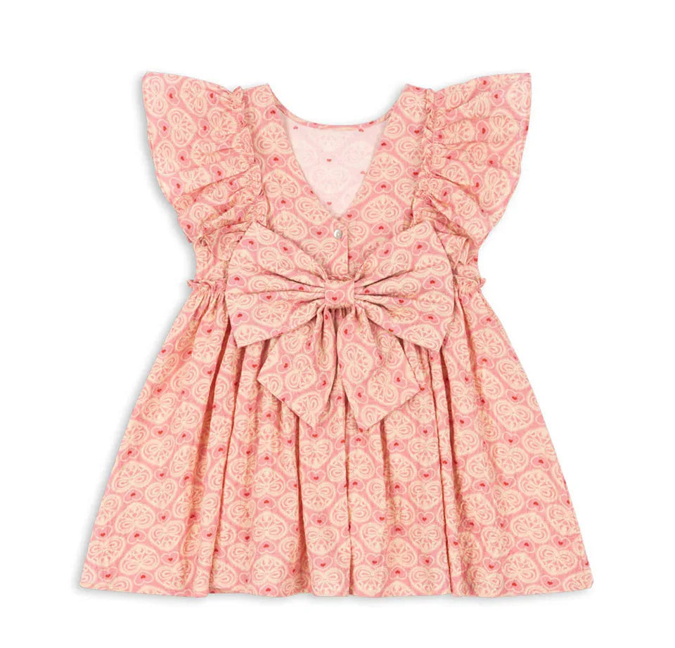 2026 KS Summer New Baby Girls Bow Princess Dresses Kids Cotton Clothes Girls T Shirts Shorts Suits Children Party Dress Vestido