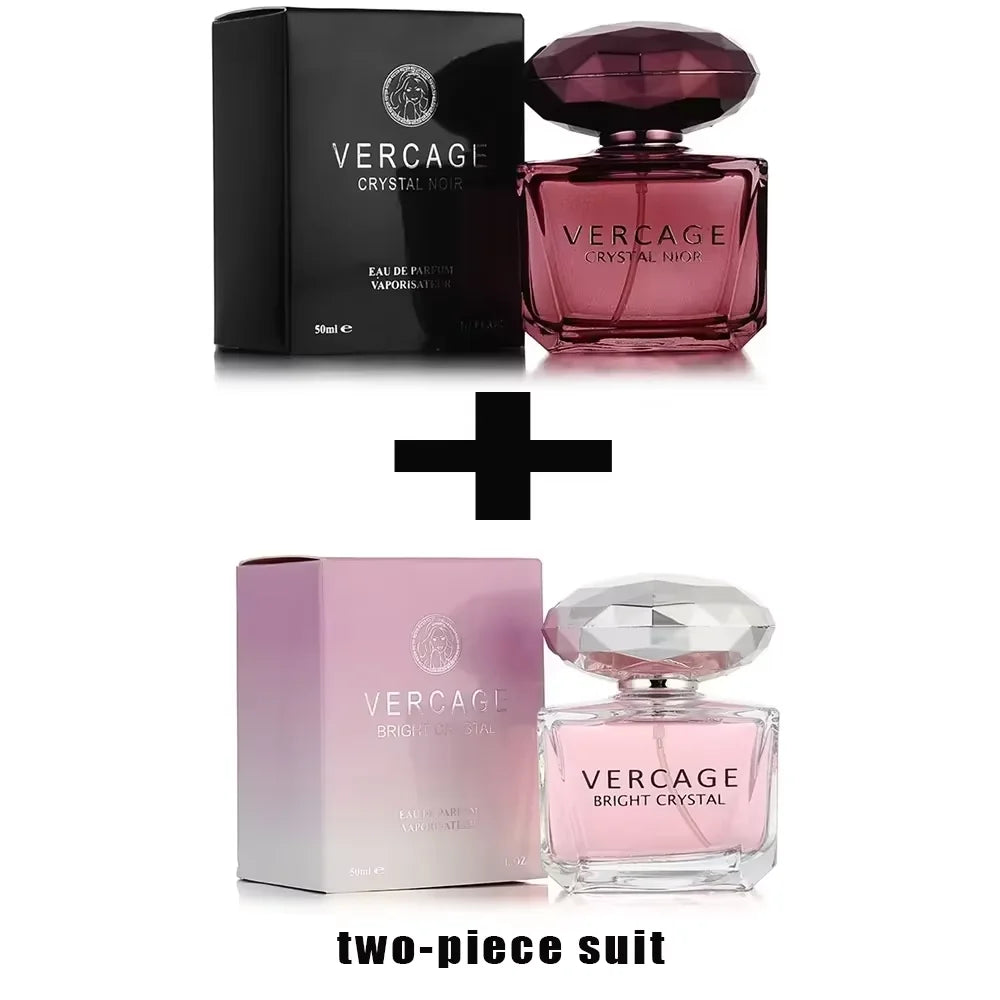 Osmanthus, Peony and Pomegranate Fragrance Perfume for Women - Crystal Diamond Series, Light and Elegant Scent parfum 50ml