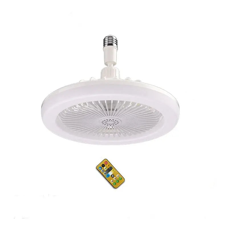 [B25B!】 Ceiling Fan With Remote Control And Light 30W LED Lamp Fan Smart Silent Ceiling Fan E27 Converter Base