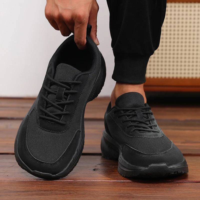 New Stylish Wide Width Men's Casual Sneakers Breathable Lightweight Non-Slip Shoe Outdoor High-Quality Leisure Thick-Soled Shoes