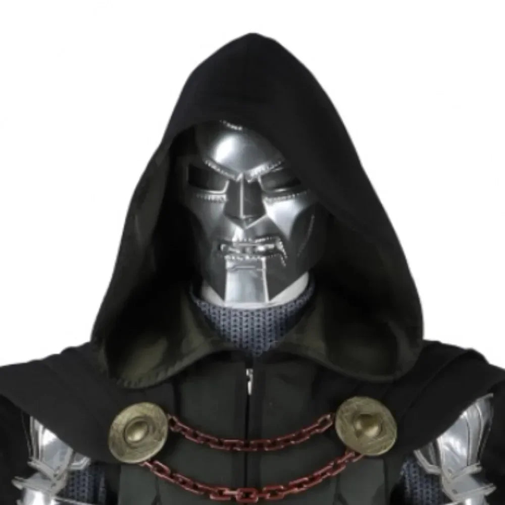 Halloween Black Doom Cosplay Costume Vest Pants Cloak Outfit Full Set and Individual Items Are Sold Man Battle Suit Custom Made