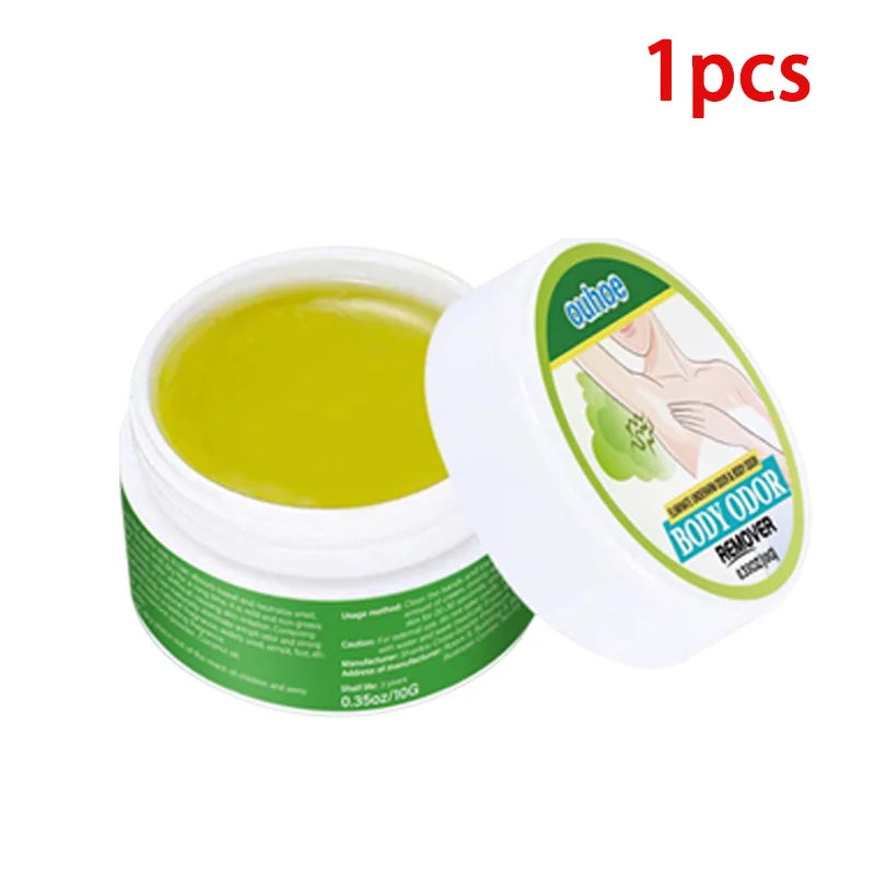 1/3/5pcs Natural Extract Plant Underarm Deodorant Cream Summer Deodorant For Sweat And Odor Removal Bad Smell Treatment 10g