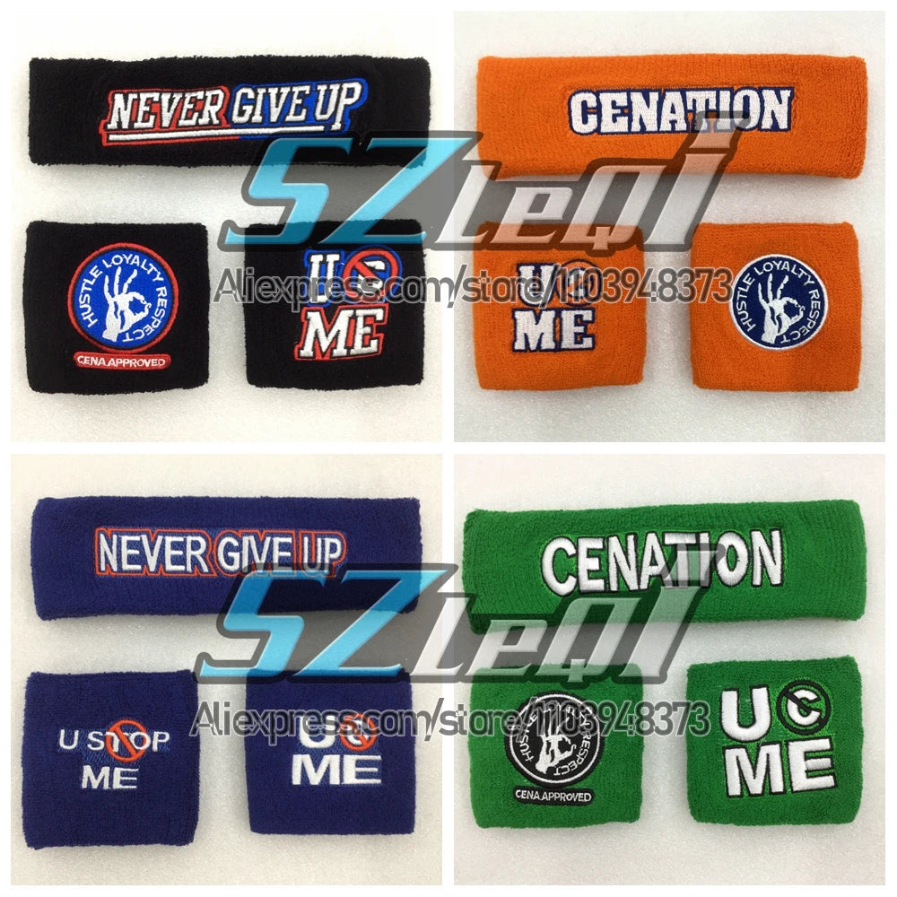 2024 Cotton Unisex Sports Sweatband For JOHN CENA Wristband Gym Running Safety Wrist Support Brace Wrap Bandage Wrist Protector