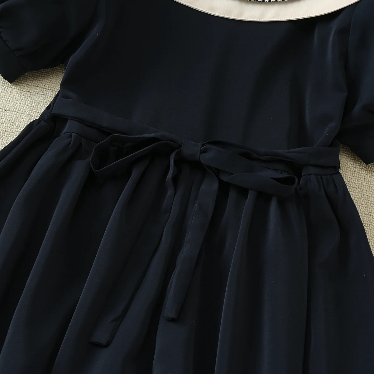 Baby Kids School Uniform Dresses for Girls School Outfits Prom Bohemia Summer Short Sleeve Children Lolita Costumes 6 9 11 Years