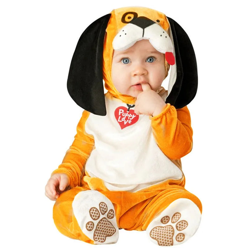 New Arrival High Quality Baby Boys Girls Halloween Dinosaur Costume Romper Kids Clothing Set Toddler Co-splay Triceratops