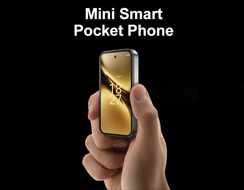 SOYES Q333 Mini Smartphone 4GB RAM 64GB ROM Android 12.0 MTK6762 8-core 2000mAh Face Unlock 4G LTE Dual SIM 3.58in Small Phone