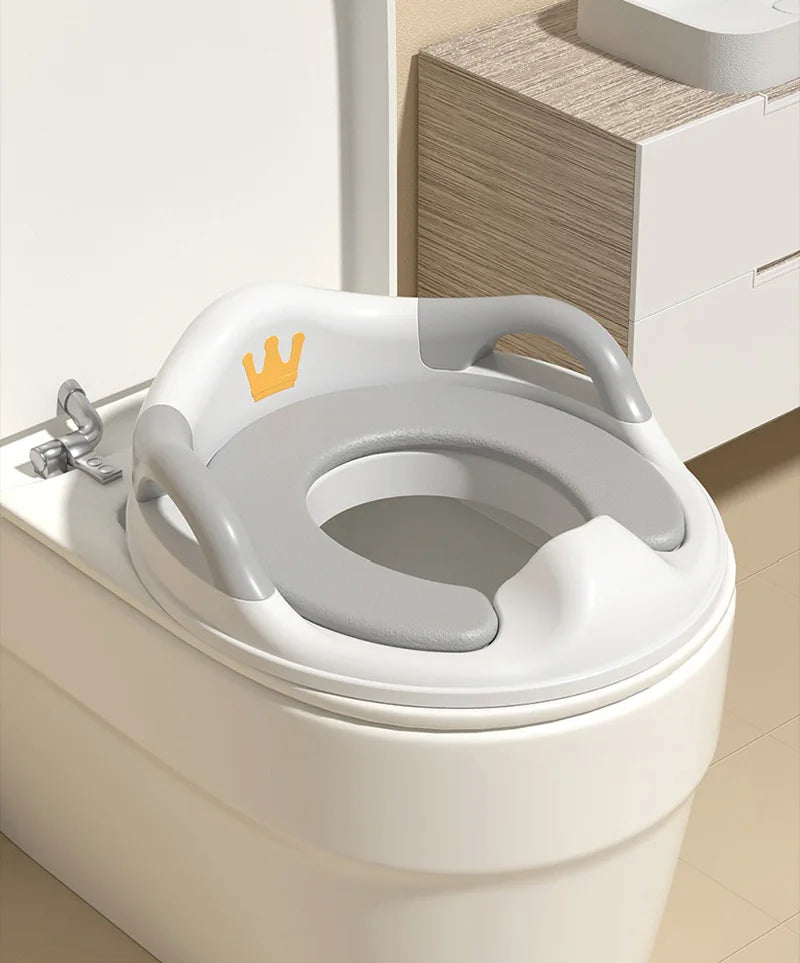 Baby Potty Mat Training Seat Handle Portable Soft Potty Mats Kid Toilet Household Auxiliary Non-slip Toilet Child WC Reducer