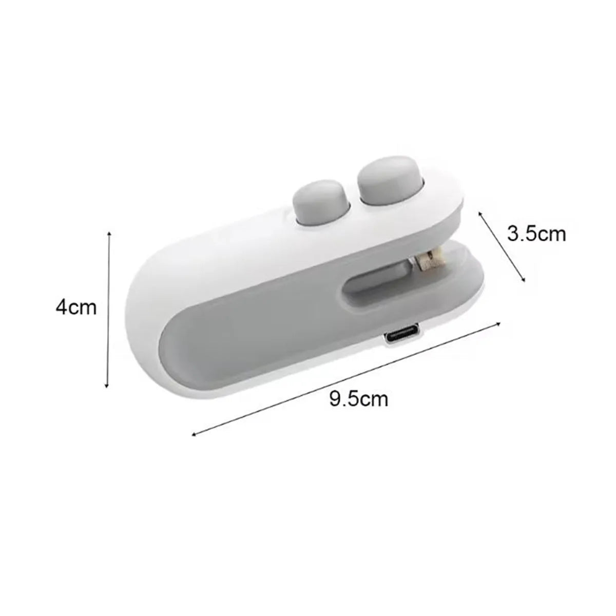 1PC Portable Mini Heat Sealer Food Bag Sealing Machine Handheld Plastic Snack Bag Resealer Cutter Fit Kitchen Storage Travel Kit