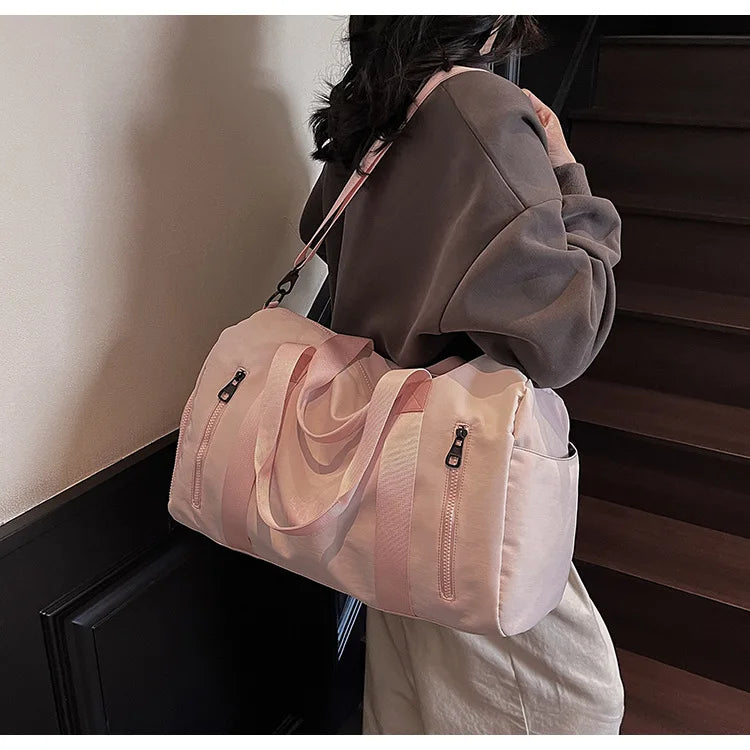 Fashion Travel Bags For Women Large Capacity Men's Sports Bag Waterproof Weekend Sac Voyage Female Messenger Bag Dry And Wet