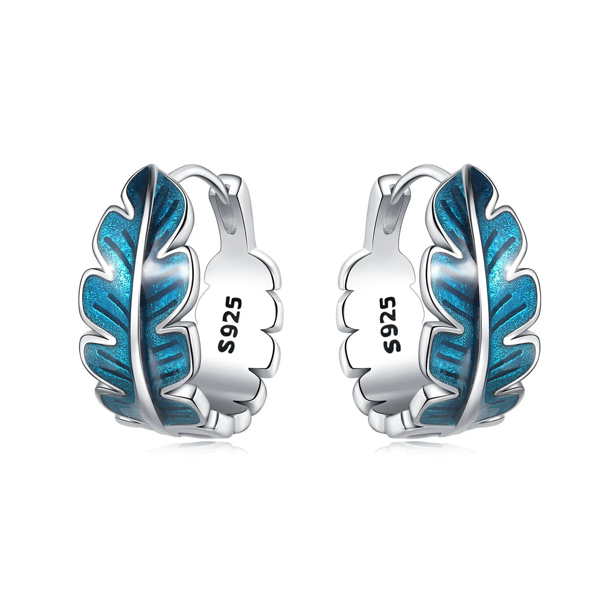 925 Sterling Silver Needle Iris Flower Hoop Earrings for Women Original Elegant Versatile Jewelry Birthday Party Fine Gift 2026