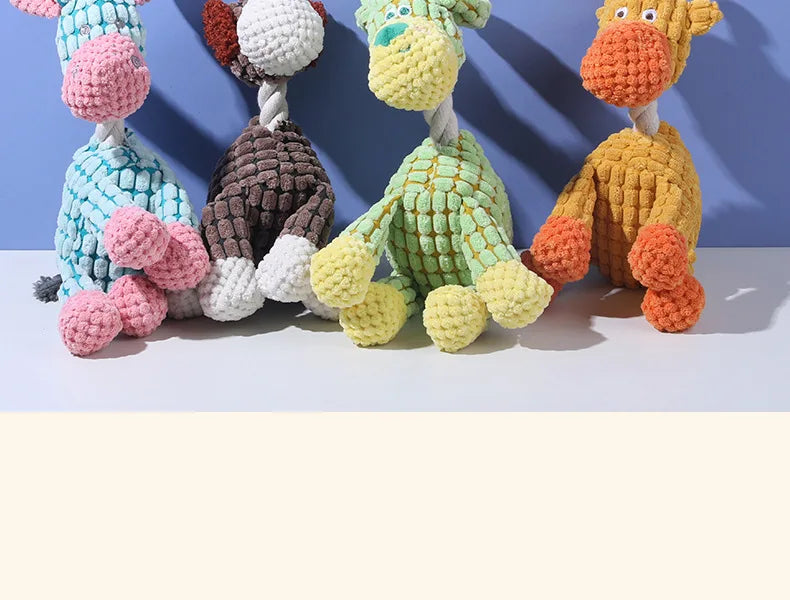 Pet Dog Plush Vocalizations Funny Donkey Toys Resistant to Biting and Grinding Teeth Interactive Vocalizations Pet Toys