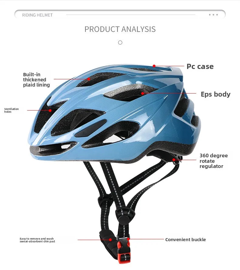 Bicycle Helmets Road Bike Scooter for Men and Women Sports Racing Riding Cycling Helmet 19 Hole Ultralight MTB Bicycle Helmet