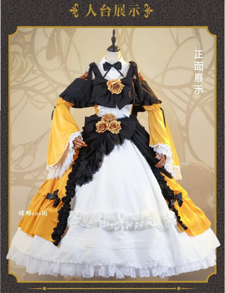 15th Anniversary Rin Cosplay Costume Women Cute Gothic Lolita Dress Halloween Outfits Anime Clothing Custom Made