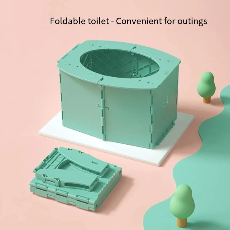 Foldable Travel Potty for Kids Portable Baby Toilet Seat for Outdoor Car Camping Potty Training