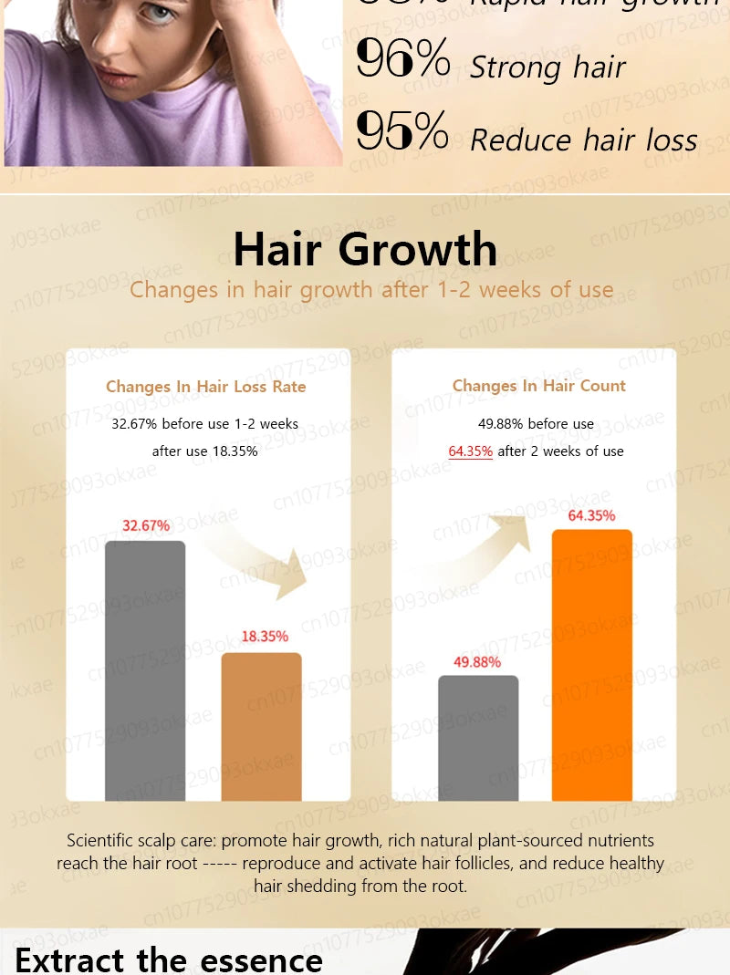 hair growth oil, Repair baldness, hairline, seborrheic alopecia hair care  fast shipping  hair oil