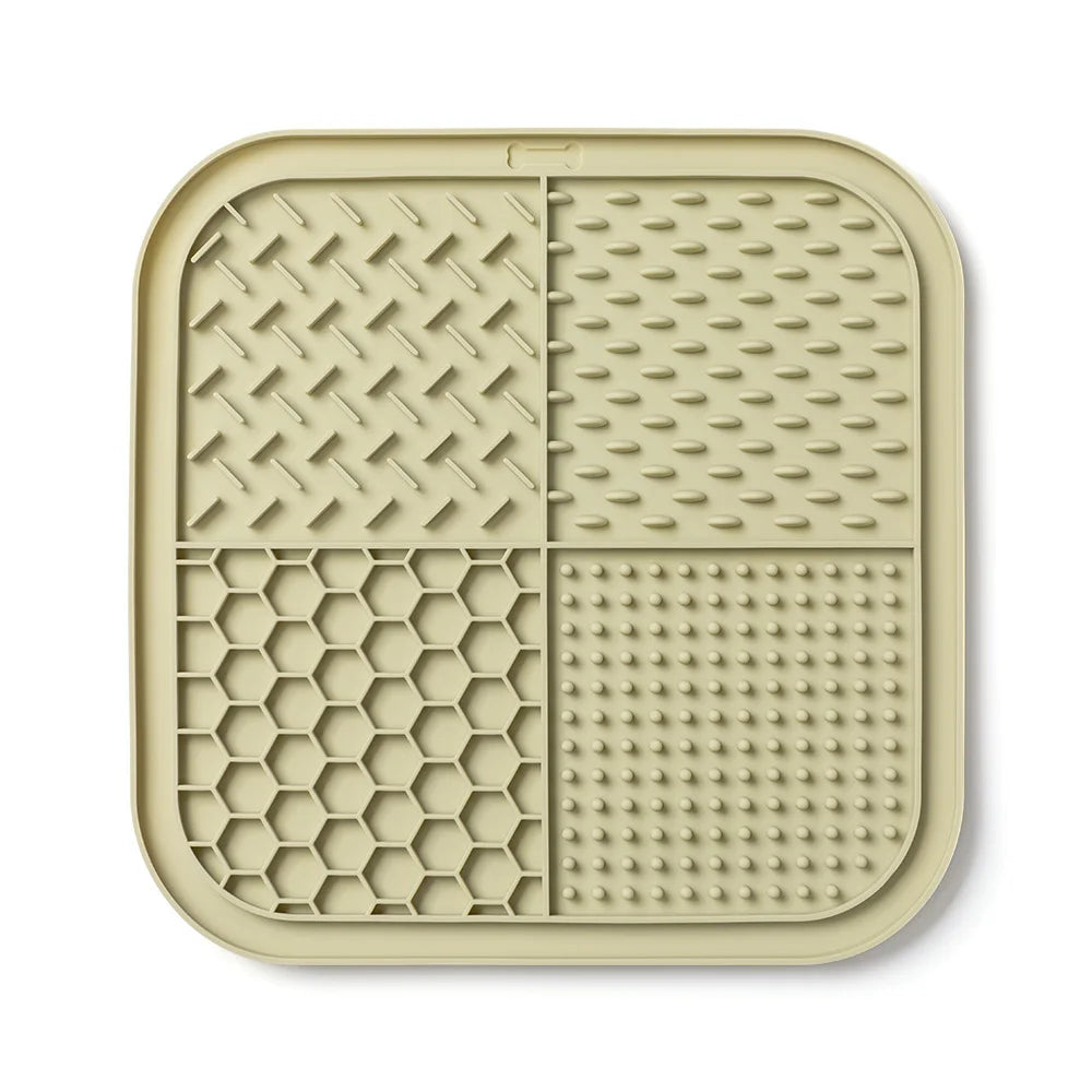 Pet Lick Mat for Dogs Cats, Anti-slip Anxiety Reducer Lick Tray,  Anxiety Relief Feeding Pad for Bath Grooming Distraction