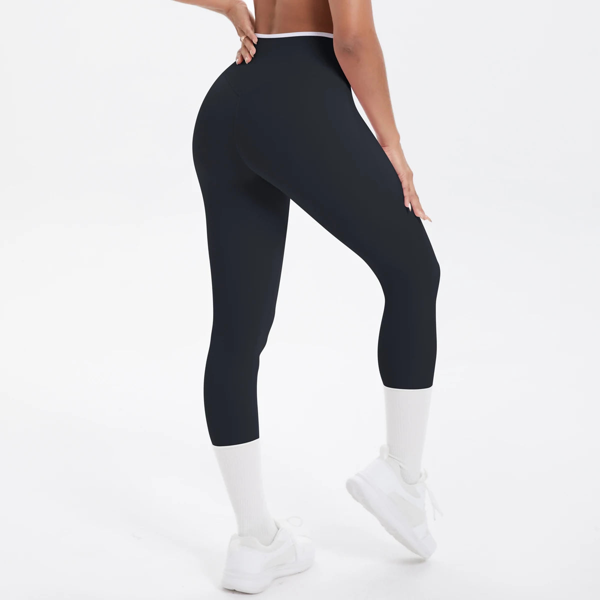 Women Cross High Waisted Sports Suit Breathable Fitness Running Workout Yoga Set Casual Pilates Sportwear Leggings