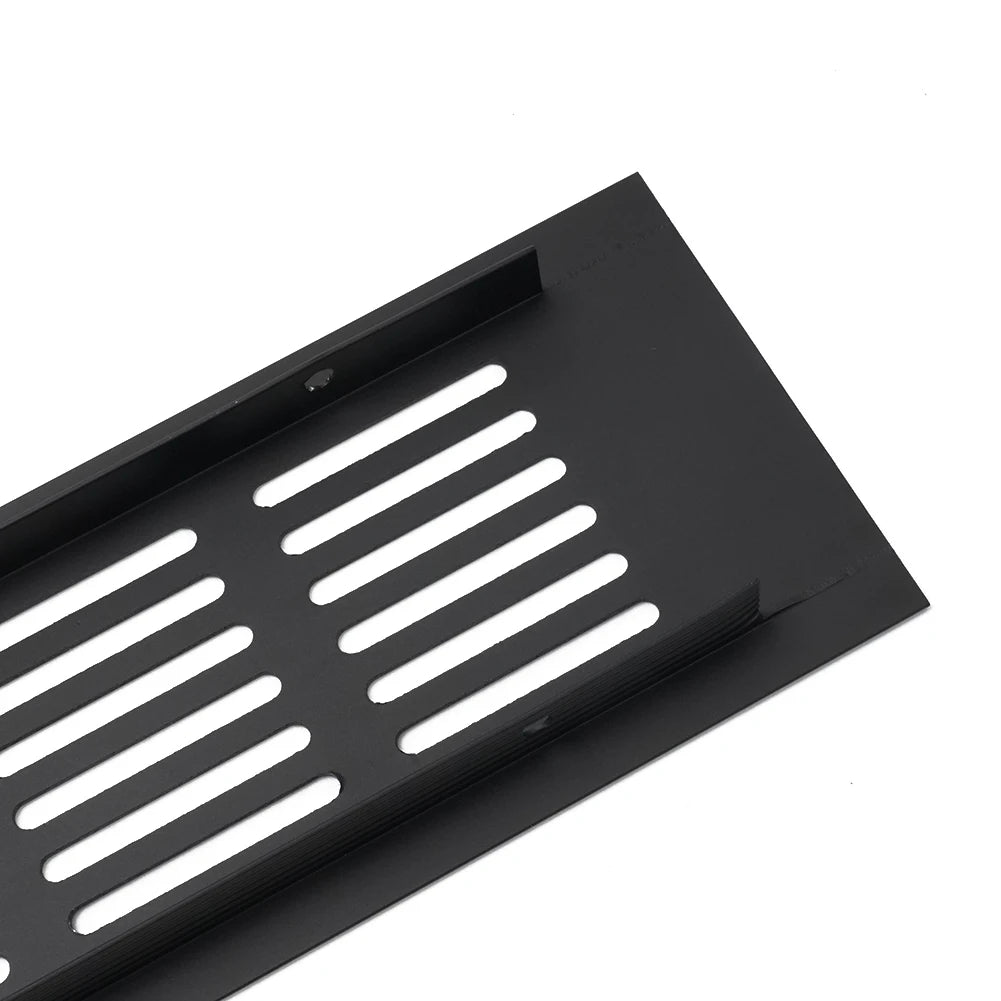 60mm Aluminium Rectangular Cabinet Wardrobe Air Vent Grille Ventilation Cover