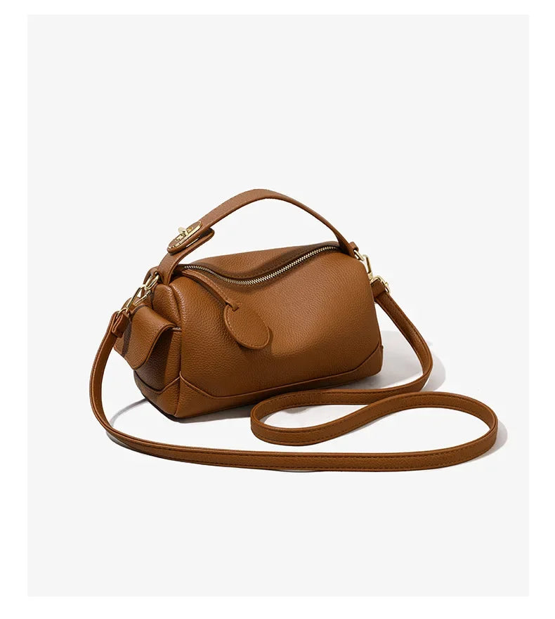 Women's Bags Fashion PU Leather Top Carrying Bag Handbags Multi Pocket Design Multifunctional Crossbody Tote Bag Shoulder Bag