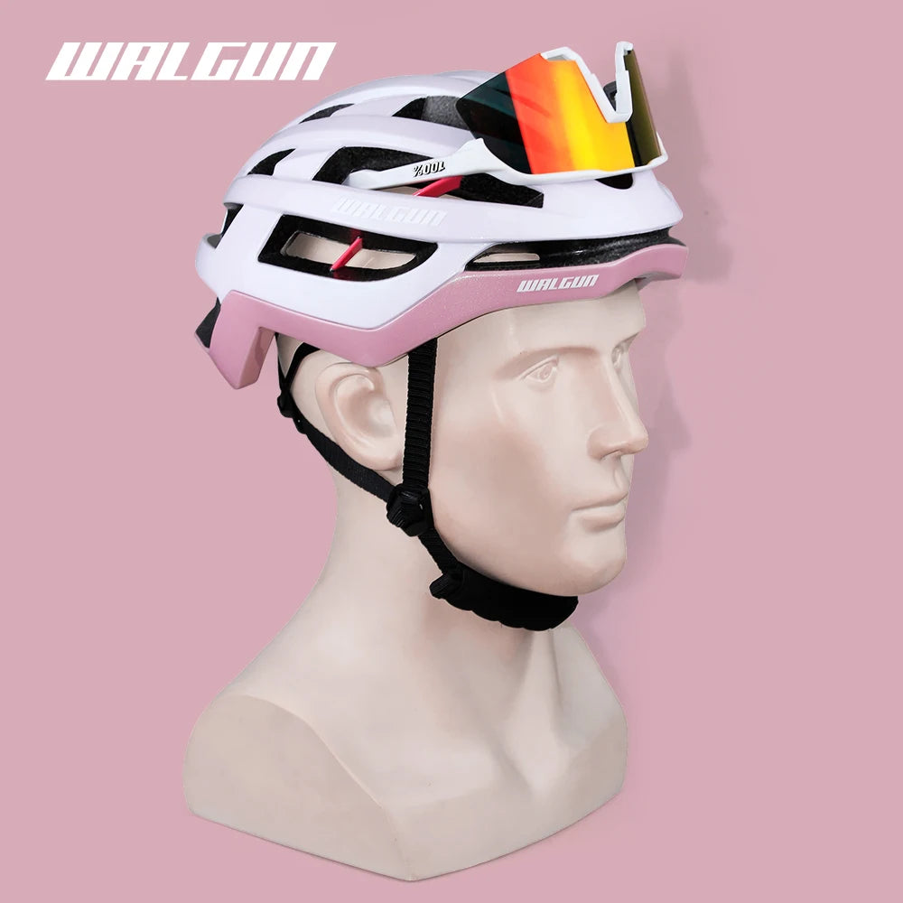 WALGUN New Ultralight Cycling Helmet Safety Cap Bicycle Helmet for Racing Bike Equipments Road MTB Adult Bike Helmets 240g