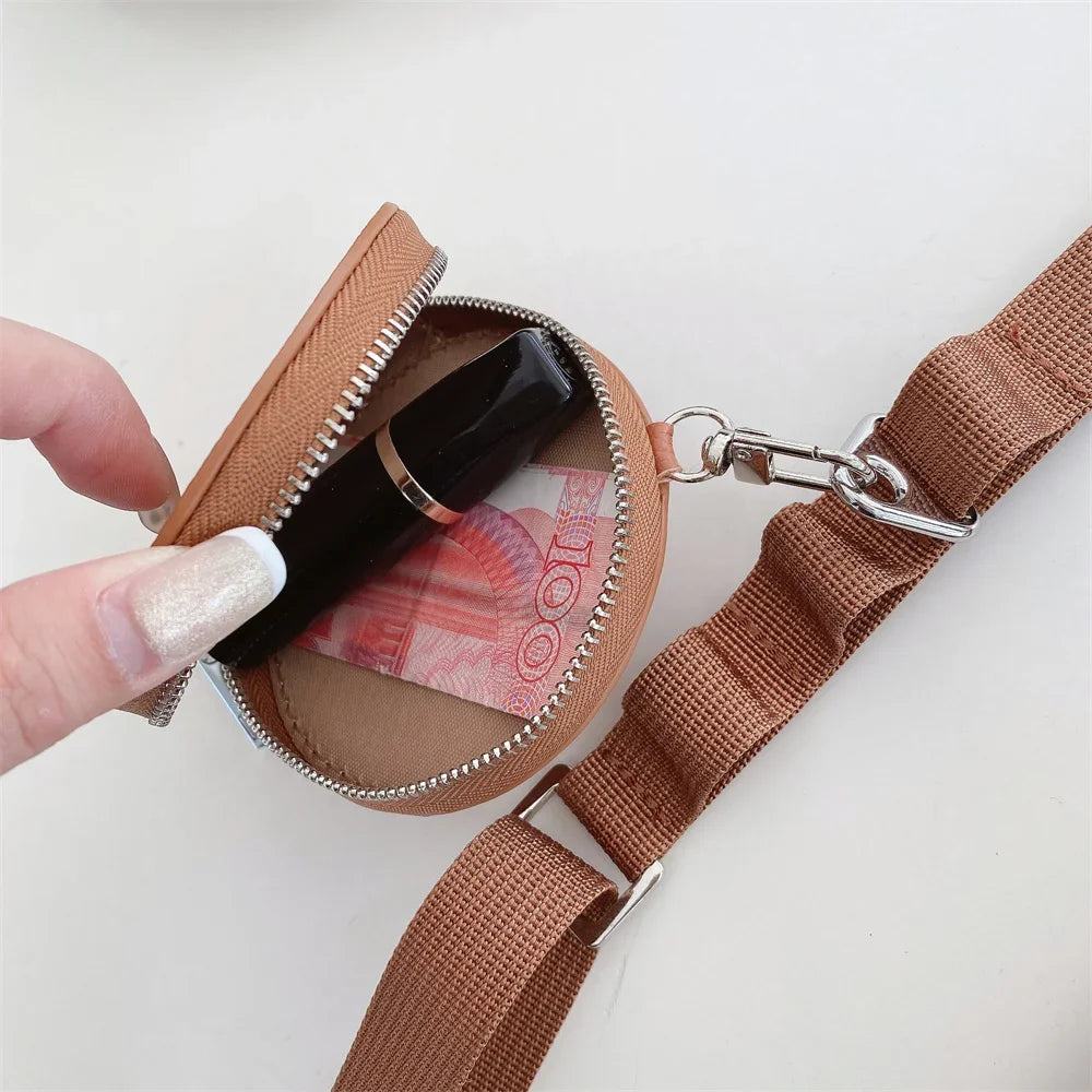 Crossbody Wallet Card Slot Coin Purse for IPhone 17 Air 16 15 Plus 14 13 12 11 Pro Max Leather Protective Phone Case Cover