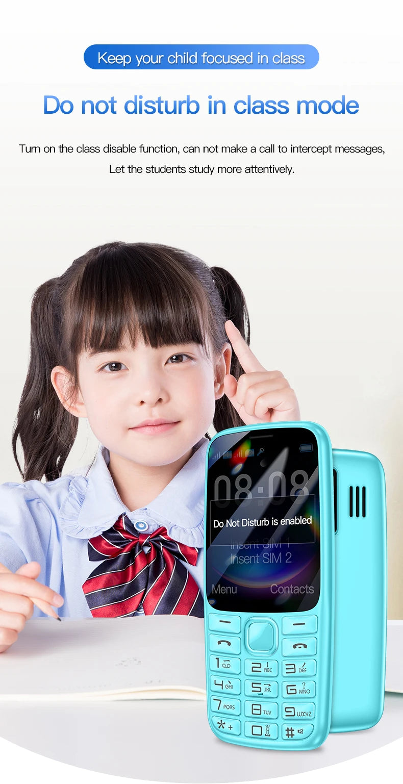 C99(H11) 4G Button Phone 2.4inches TFT Screen Dual SIM Dual Standby Voice King Alarm Clock 1500mAh Battery Torch CellPhone