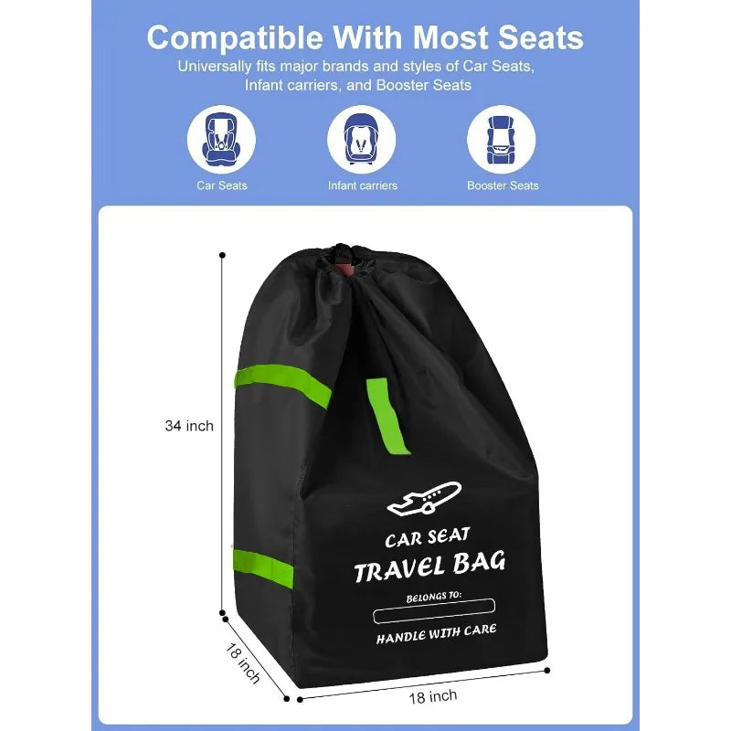 Baby Stroller Universal Dust Bag Pram Travel Bag with Shoulder Belt  Kindergarten Carts Accessories Walker Cribs Bags
