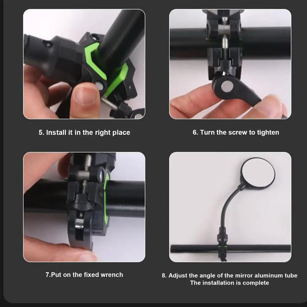 Stroller Rear View Mirror Security Toddler Stroller Mirror For Jogging Easy To Install Stroller Convex Security Mirror