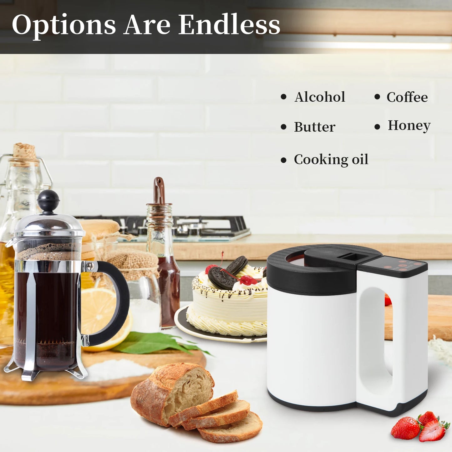 EnjoyHigh HerbAbility Decarboxylator and Infusion Machine, Herbal Oil, Tincture Maker, Oil Infusion and Decarb Machine